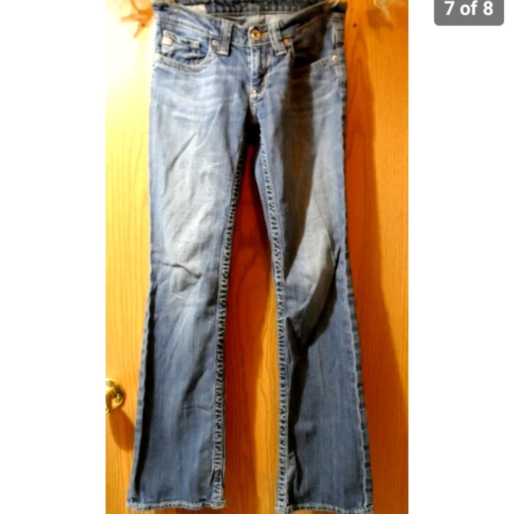 BIG STAR JEANS The Buckle sz 25R Casey Designer denim medium wash - Picture 7 of 8